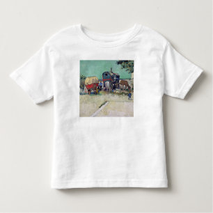 Camiseta De Bebé Vincent van Gogh el   las caravanas, acampamento