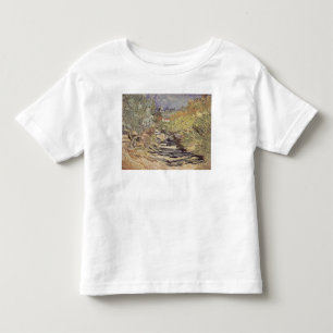 Camiseta De Bebé Vincent van Gogh el un camino en St. Remy