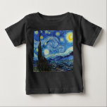 Camiseta De Bebé Vincent Van Gogh Starry Night Vintage Bella Artes<br><div class="desc">Vincent Van Gogh Starry Night Vintage Bella Artes Baby T-Shirt</div>