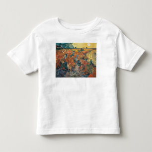 Camiseta De Bebé Vincent van Gogh  Viñedos Rojos en Arles, 1888