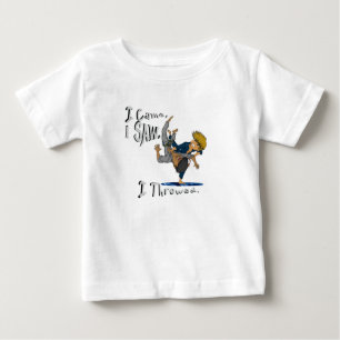 Camiseta De Bebé Vine, Vi, Arrojé.