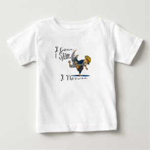 Camiseta De Bebé Vine, Vi, Arrojé. divertido judo 