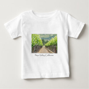 Camiseta De Bebé Viñedo de la primavera en Napa Valley California