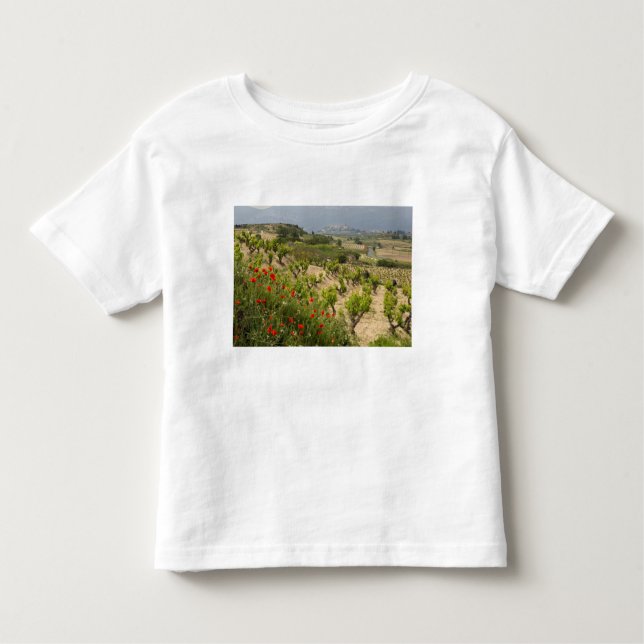 Camiseta De Bebé Viñedos cerca de Laguardia, capital de La Rioja (Anverso)