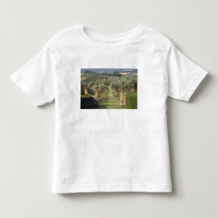 Camiseta De Bebé Viñedos, Toscana, Italia