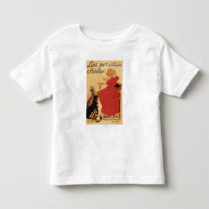 Camiseta De Bebé Vingeanne Milk Chica con gatos