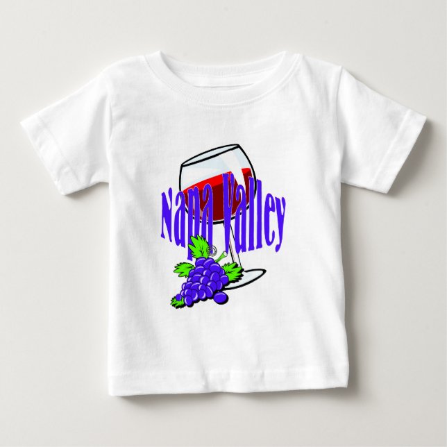 Camiseta De Bebé Vino de Napa Valley (Anverso)