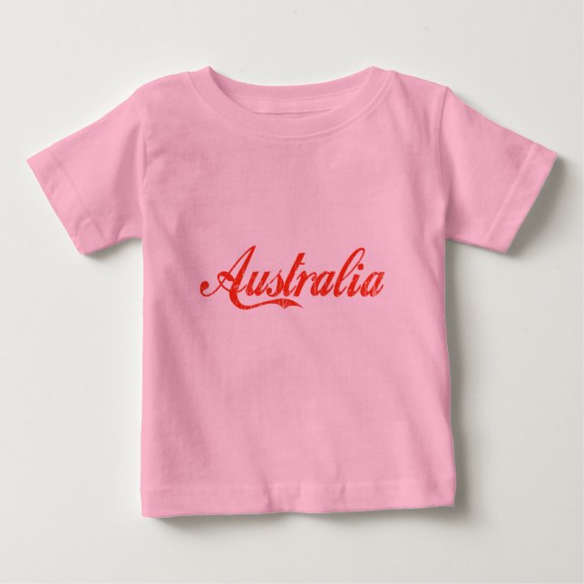 Camiseta De Bebé Vintage Australia (Anverso)