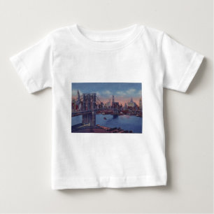 Camiseta De Bebé Vintage Brooklyn Bridge