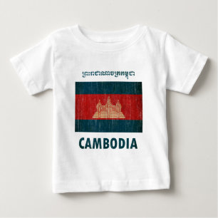 Camiseta De Bebé Vintage Camboya