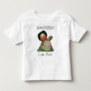 Camiseta De Bebé Vintage Cowboy en Cookie Jar, Advertencia, ¡Soy Do