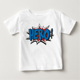 Camiseta De Bebé Vintage Hero Art Gráfica Super Heroes Art