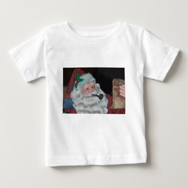 Camiseta De Bebé Vintage Santa Claus (Anverso)