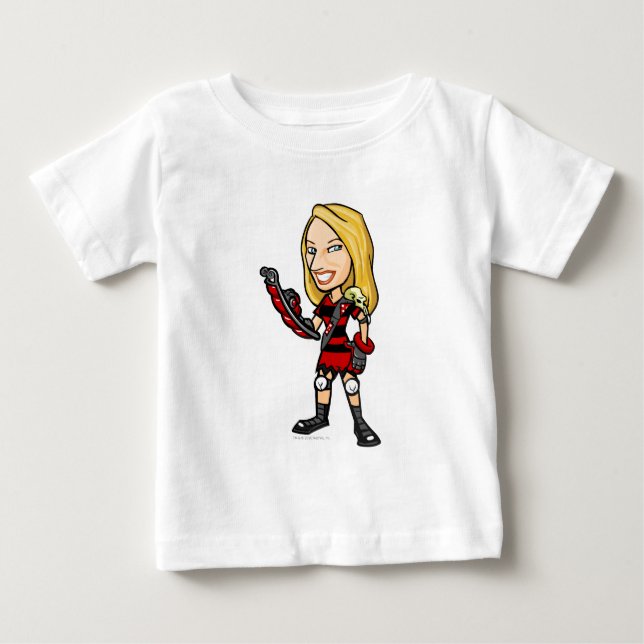 Camiseta De Bebé Viola Krawk Island Staff Player (Anverso)