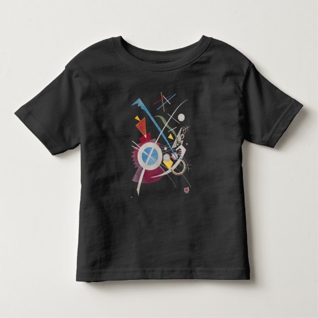 Camiseta De Bebé Violet(1923) Wasily Kandinsky (Anverso)