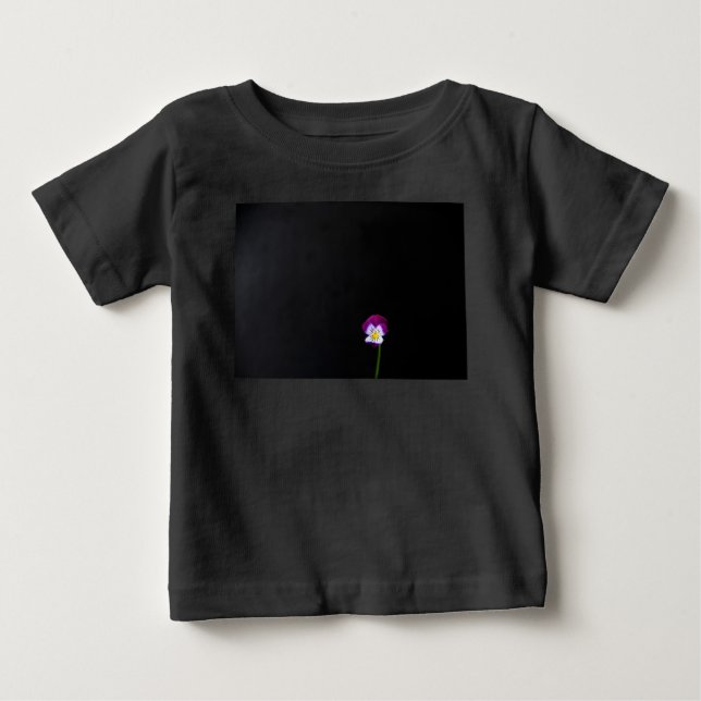 Camiseta De Bebé Violet Flower iccnm (Anverso)