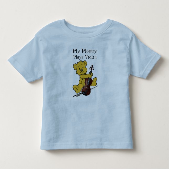CAMISETA DE BEBÉ VIOLIN BEAR-T-SHIRT (Anverso)