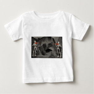 Camiseta De Bebé violin skeleton
