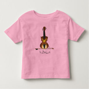 Camiseta De Bebé ViOWLin mochila musical de búho violín