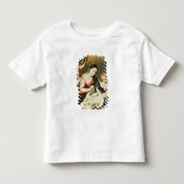 Camiseta De Bebé Virgen de la Ropa de chapoteo (Anverso)