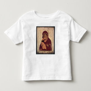 Camiseta De Bebé Virgen de Umilenie de Wladimir, escuela de Moscú