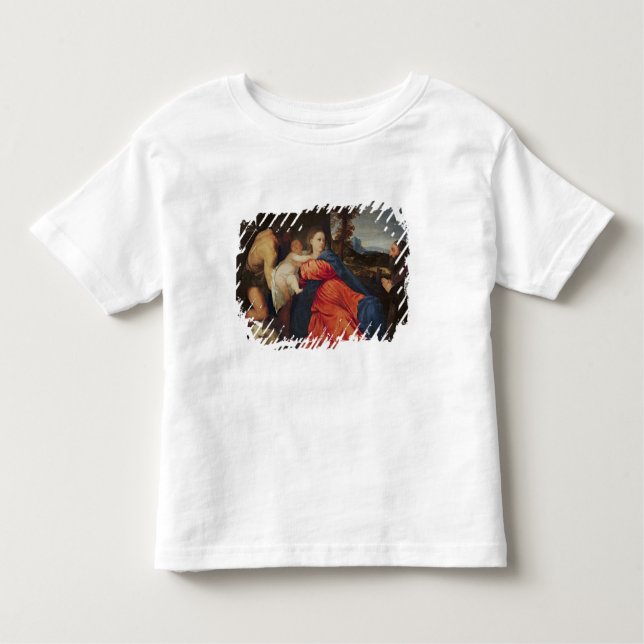 Camiseta De Bebé Virgen y niño (Anverso)
