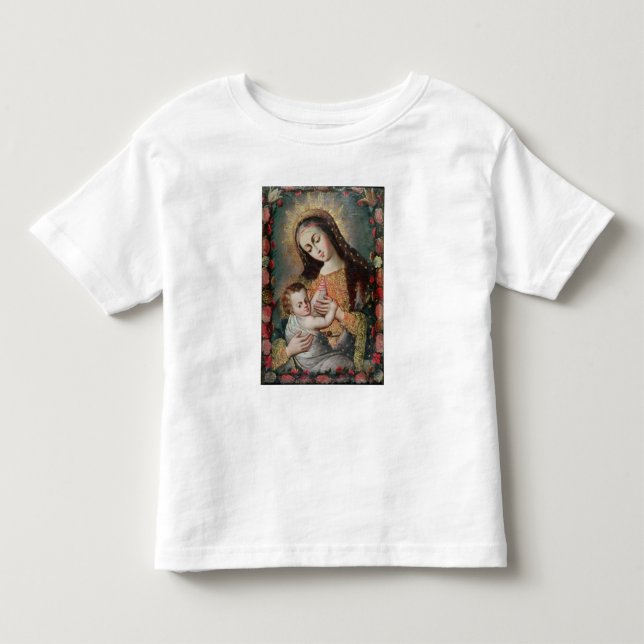 Camiseta De Bebé Virgen y niño 2 (Anverso)
