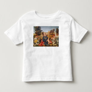 Camiseta De Bebé Virgen y niño y ángeles, 1536-38