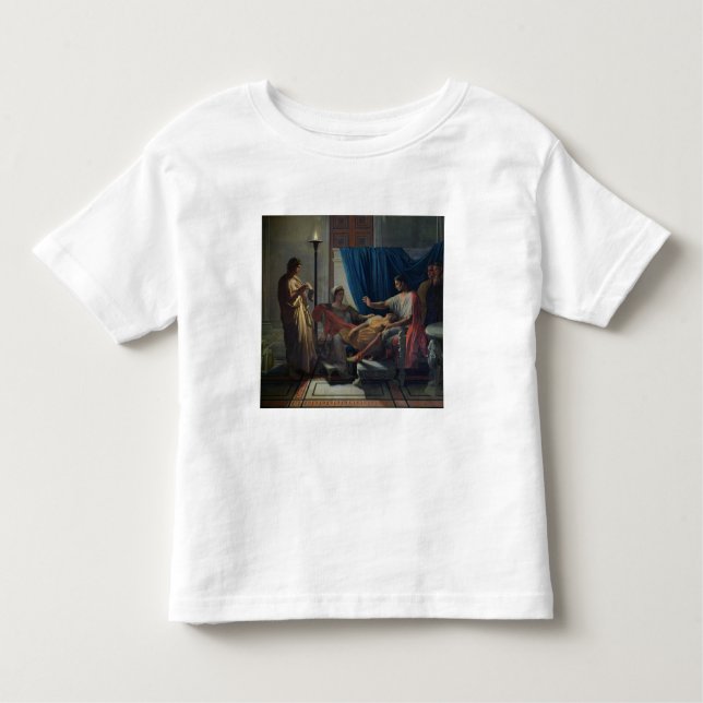 Camiseta De Bebé Virgil leyendo a los eneid (Anverso)