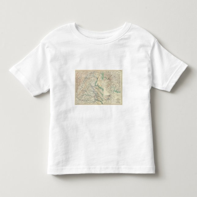 Camiseta De Bebé Virginia central 18641865 (Anverso)