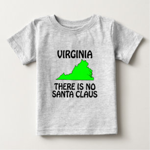 Camiseta De Bebé Virginia - No Hay Santa Claus
