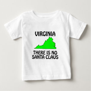 Camiseta De Bebé Virginia - No Hay Santa Claus