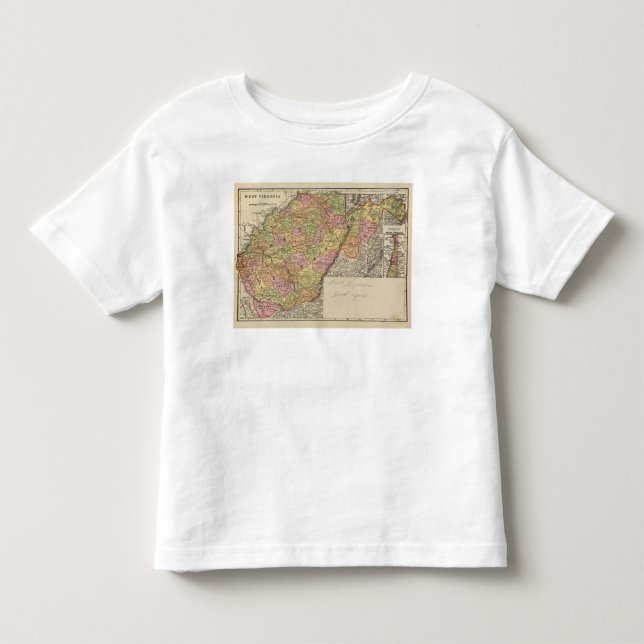 Camiseta De Bebé Virginia Occidental (Anverso)
