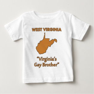 Camiseta De Bebé Virginia Occidental - El hermano gay de Virginia