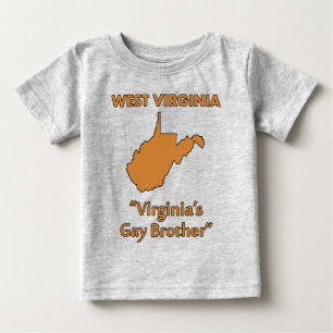 Camiseta De Bebé Virginia Occidental - El hermano gay de Virginia