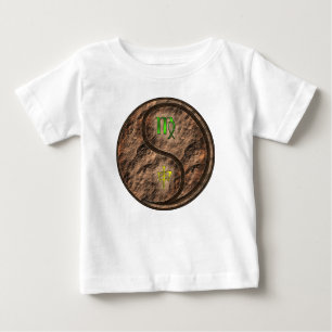 Camiseta De Bebé Virgo & Mono Tierra