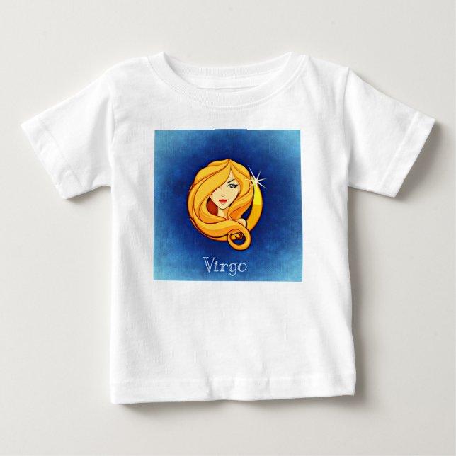 Camiseta De Bebé Virgo, Virgen (Anverso)