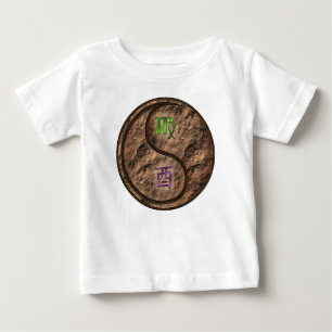 Camiseta De Bebé Virgo y Gallo de Tierra