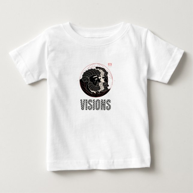 Camiseta De Bebé visión de futuro bebé (Anverso)
