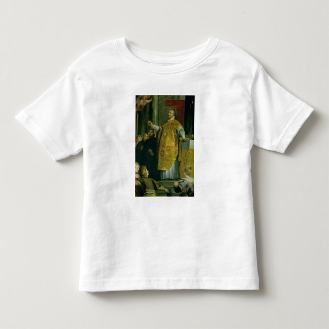 Camiseta De Bebé Vision de St Ignatius de Loyola (Anverso)