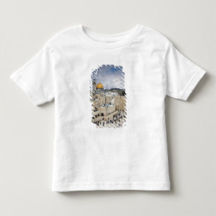 Camiseta De Bebé Visitantes, Plaza del Muro Occidental y Cúpula de