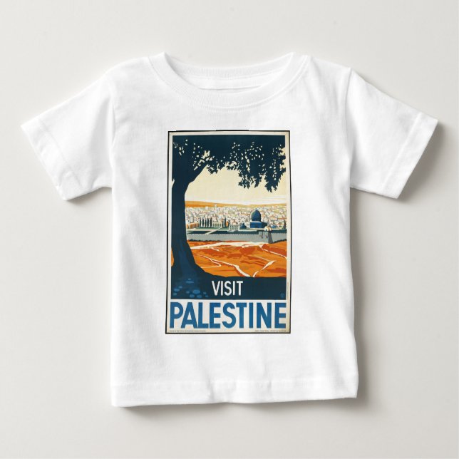 Camiseta De Bebé Visitar Palestina (Anverso)