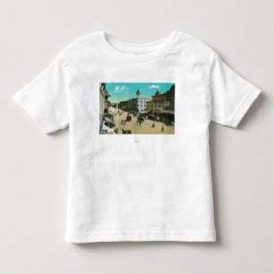 Camiseta De Bebé Vista aérea de I StreetModesto, CA