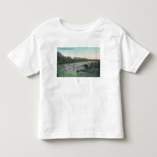 Camiseta De Bebé Vista aérea de la cala BridgeWinters, CA de Putah