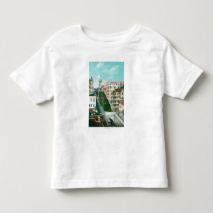 Camiseta De Bebé Vista aérea de la carretilla del vuelo de los