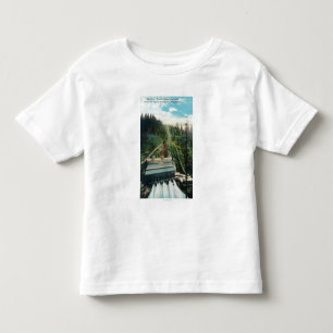 Camiseta De Bebé Vista aérea de la central eléctrica del electró