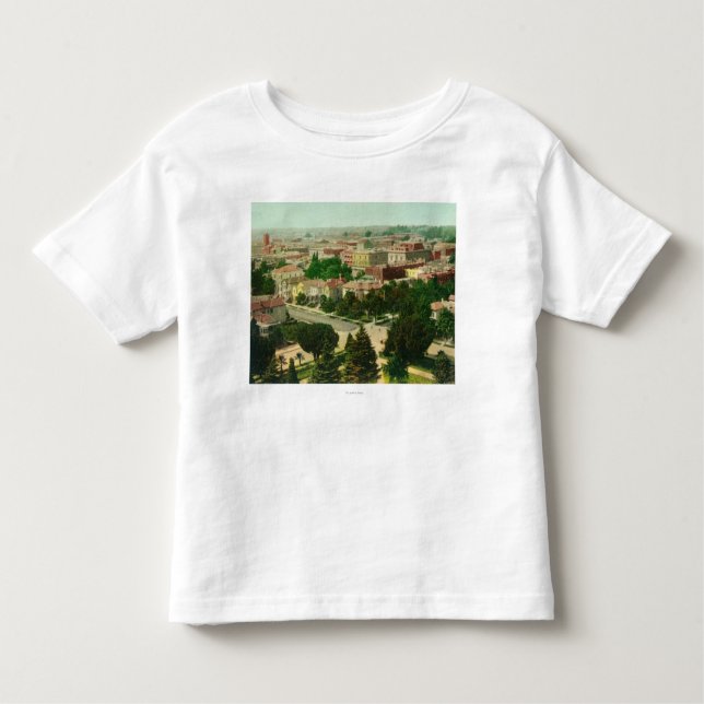 Camiseta De Bebé Vista aérea de la ciudad (Anverso)