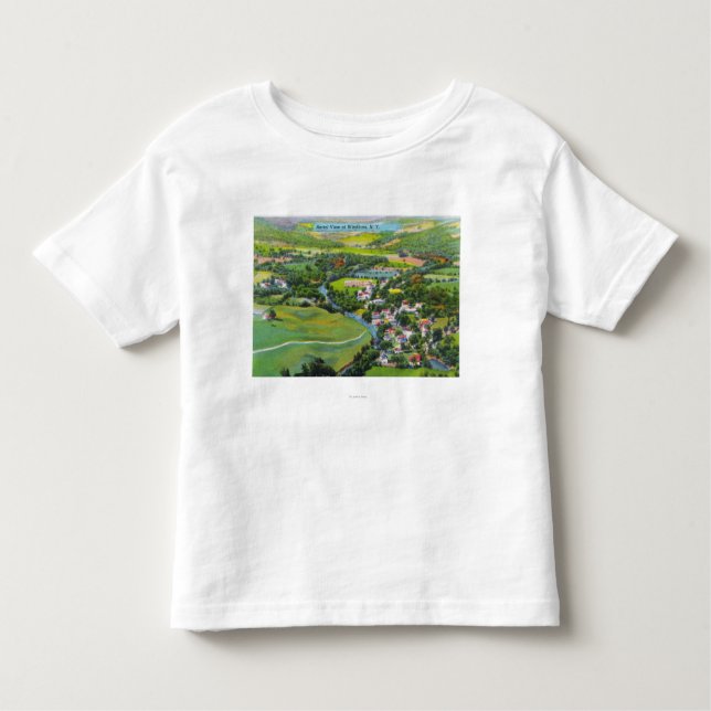 Camiseta De Bebé Vista aérea de la ciudad (Anverso)