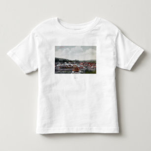 Camiseta De Bebé Vista aérea de la ciudad
