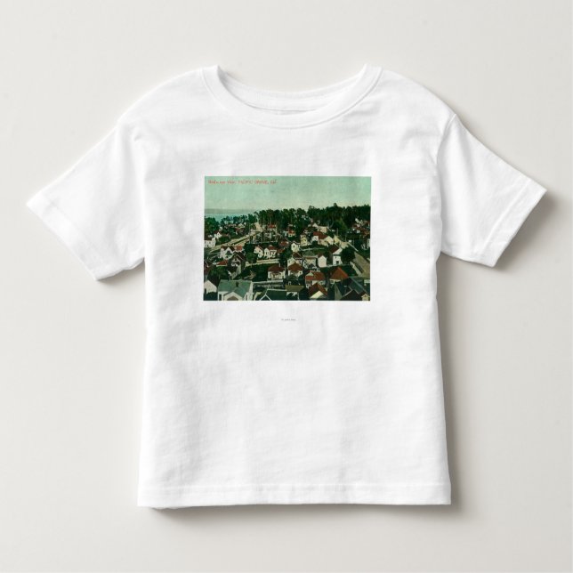 Camiseta De Bebé Vista aérea de la ciudad 4 (Anverso)